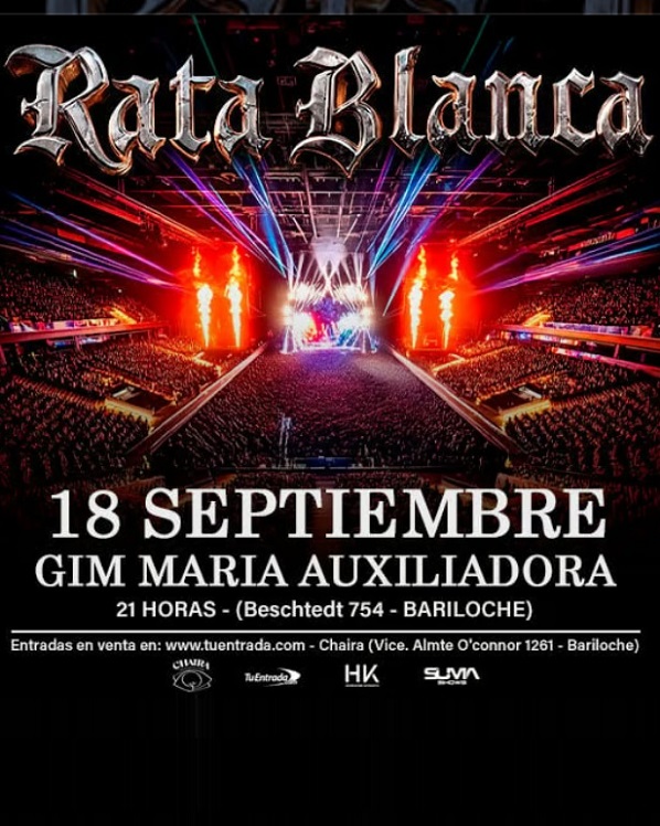 Rata Blanca en Bariloche 2026