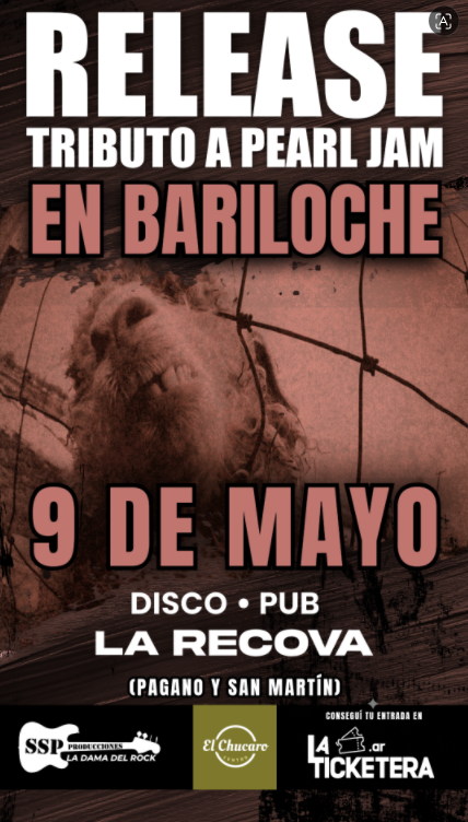Release en Bariloche - tributo Perl Jam